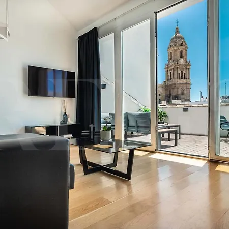 Marvellous Penthouse With Terrace & Cathedral Views By Rems Apartment Malaga Exterior photo